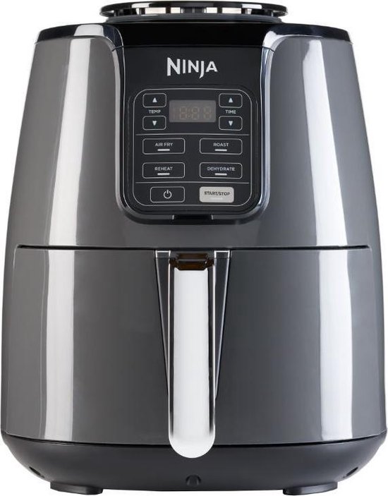 Ninja Foodi Multifunctionele Airfryer - 3.8 Liter - 4 Kookprogramma's - Grijs/Zwart - AF100EU