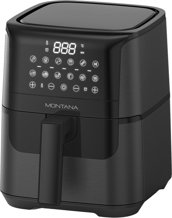 Montana MF-340 Compact (1-2 pers) 4Ltr Master Air Fryer Ceramic Deluxe